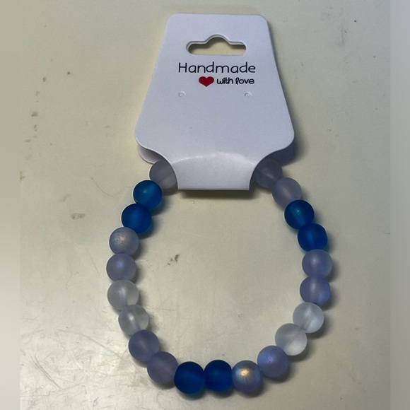 Stone Bead Bracelet Handcrafted - Picture 9 of 13